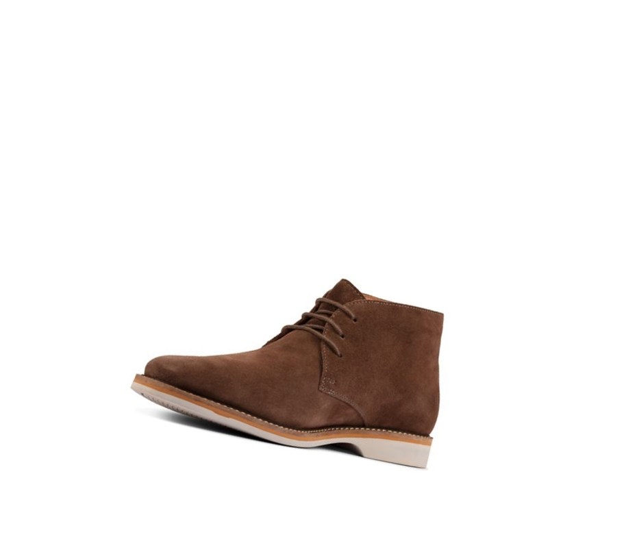 Bottes Du Désert Clarks Atticus Limit Daim Homme Cuivre | SLHZ28630