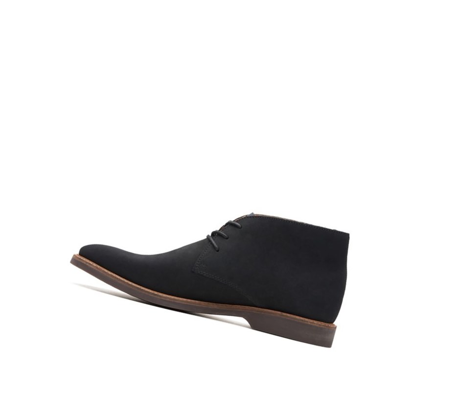 Bottes Du Désert Clarks Atticus Limit Nubuck Cuir Homme Noir | RPLW94287