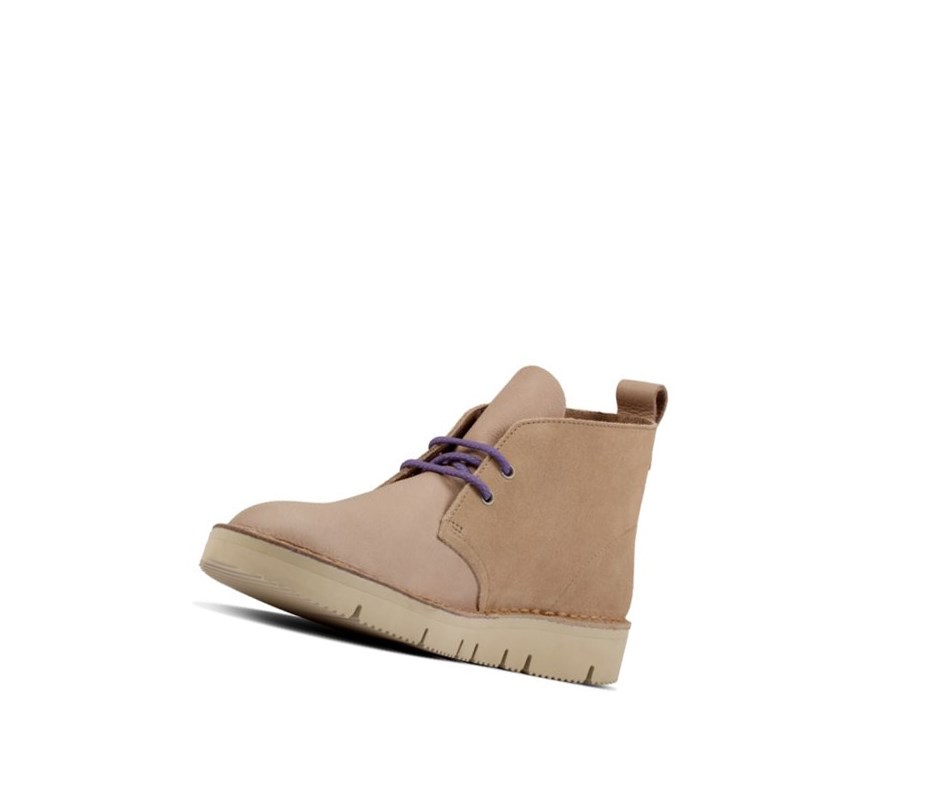 Bottes Du Désert Clarks Chukka Homme Beige | ELUJ85321