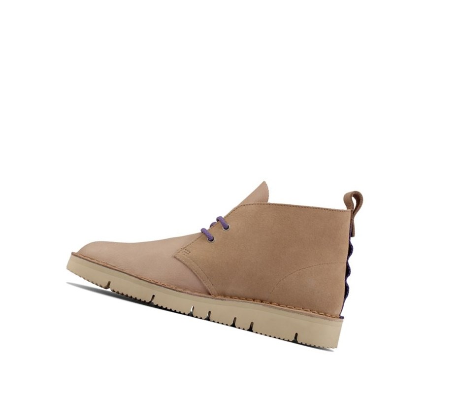 Bottes Du Désert Clarks Chukka Homme Beige | ELUJ85321