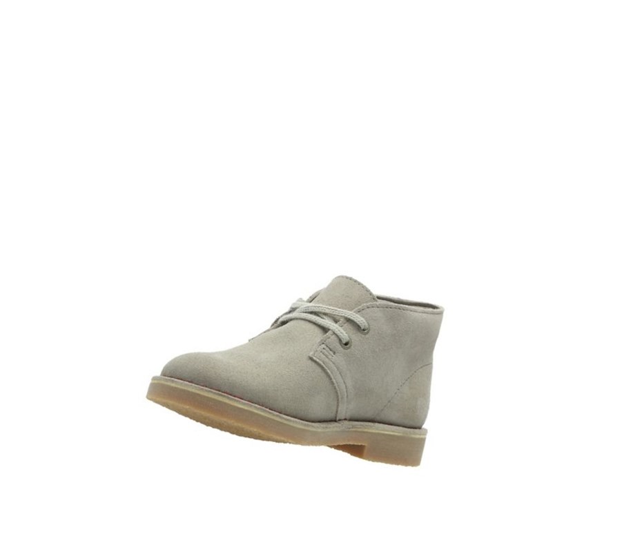 Bottes Du Désert Clarks Iconic Embossed Daim Fille Beige | EAKM59280