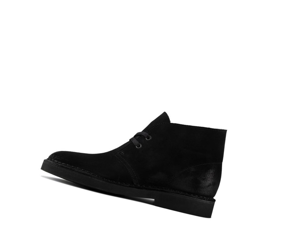 Bottes Du Désert Clarks Legere Daim Femme Noir | GDWR37209