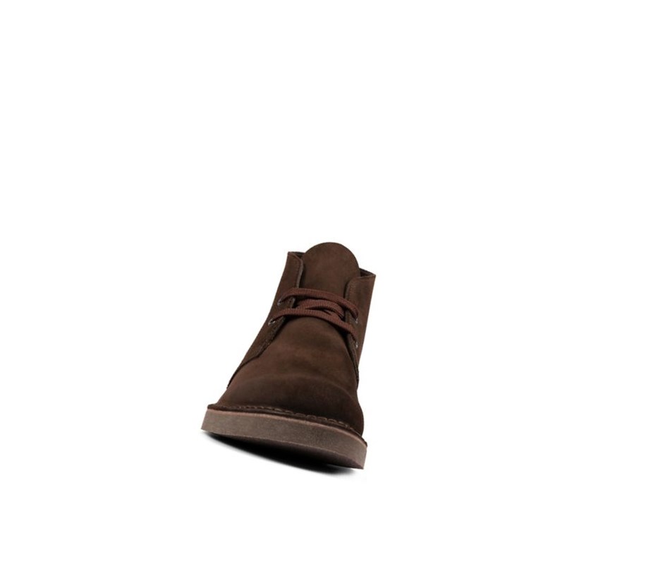 Bottes Du Désert Clarks Legere Daim Homme Marron Foncé | CSUD37098