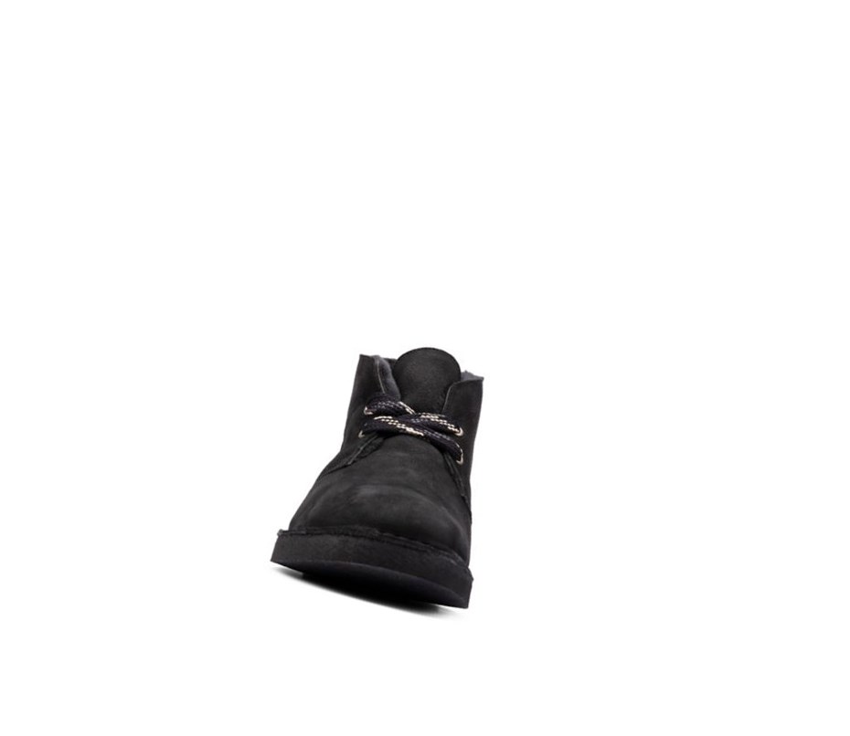 Bottes Du Désert Clarks Legere Daim Homme Noir | HZEC08615