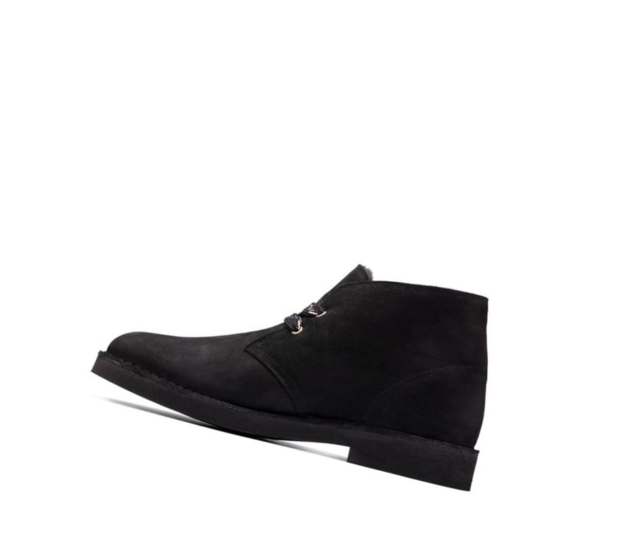 Bottes Du Désert Clarks Legere Daim Homme Noir | HZEC08615