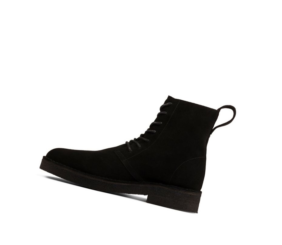 Bottes Du Désert Clarks Mali 2 Daim Homme Noir | FNWL14325