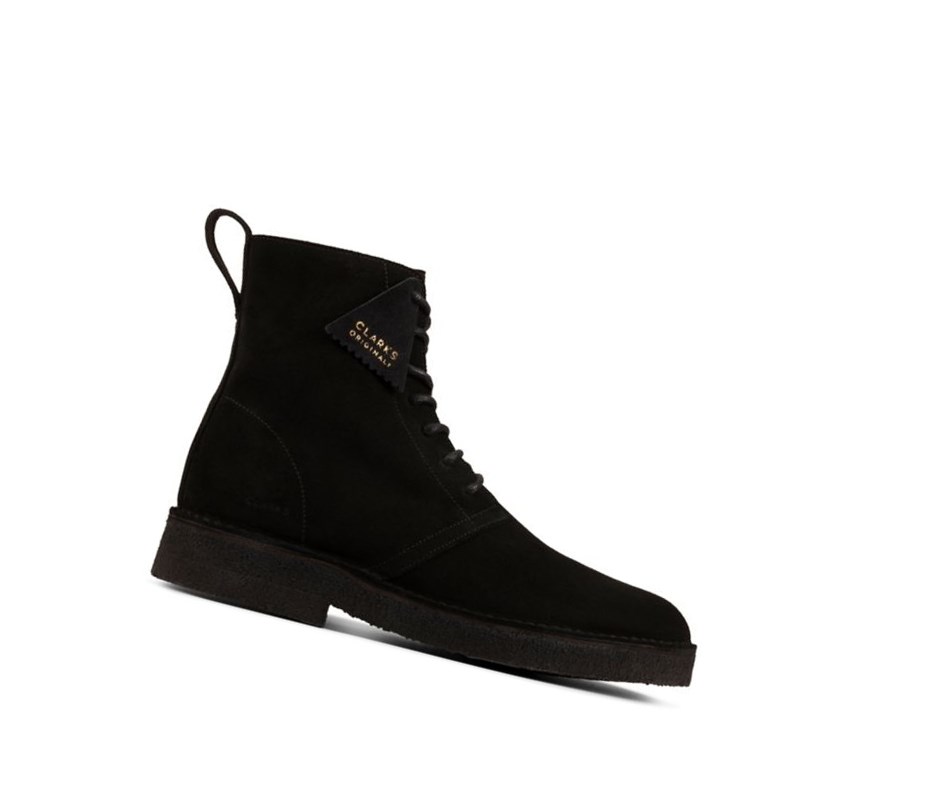 Bottes Du Désert Clarks Mali 2 Daim Homme Noir | FNWL14325