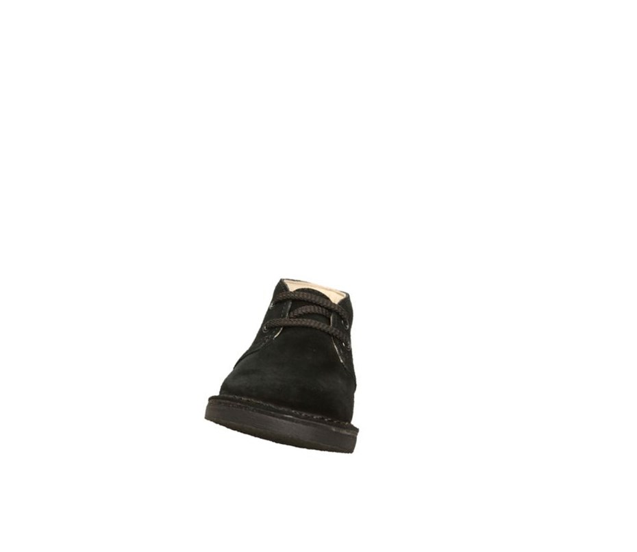 Bottes Du Désert Clarks Originale Daim Fille Noir | QVOH20617