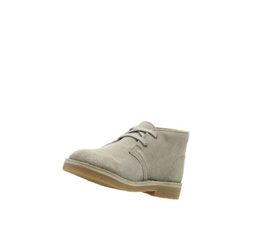 Bottes Du Désert Clarks Originale Daim Fille Beige | TSLX53140