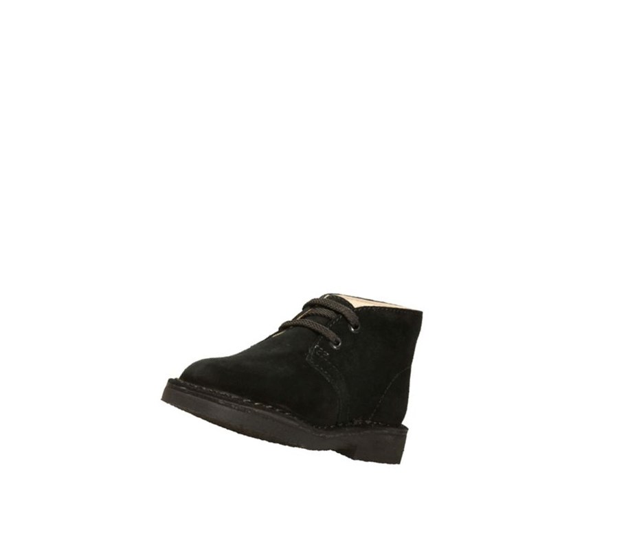 Bottes Du Désert Clarks Originale Daim Garcon Noir | ISOY27134