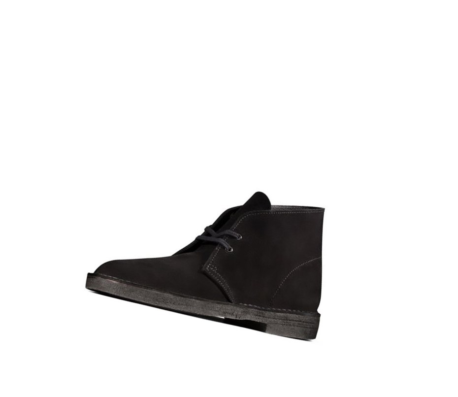 Bottes Du Désert Clarks Originale Daim Homme Noir | XPFK83257