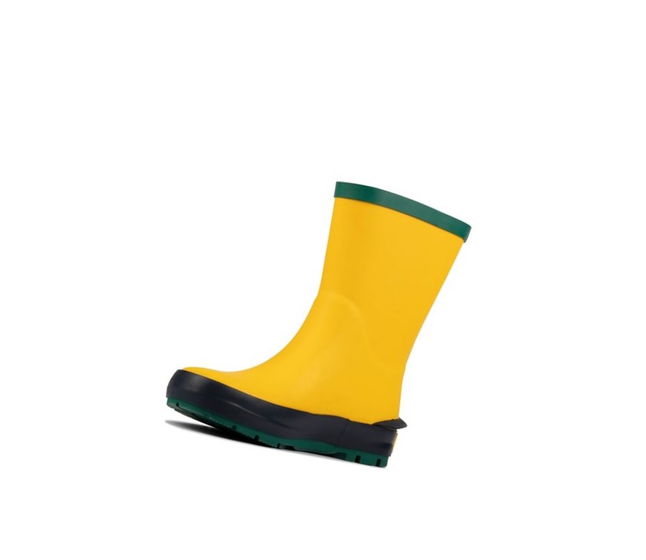 Bottes de Pluie Clarks Mudder Run Fille Jaune | XTFC31987