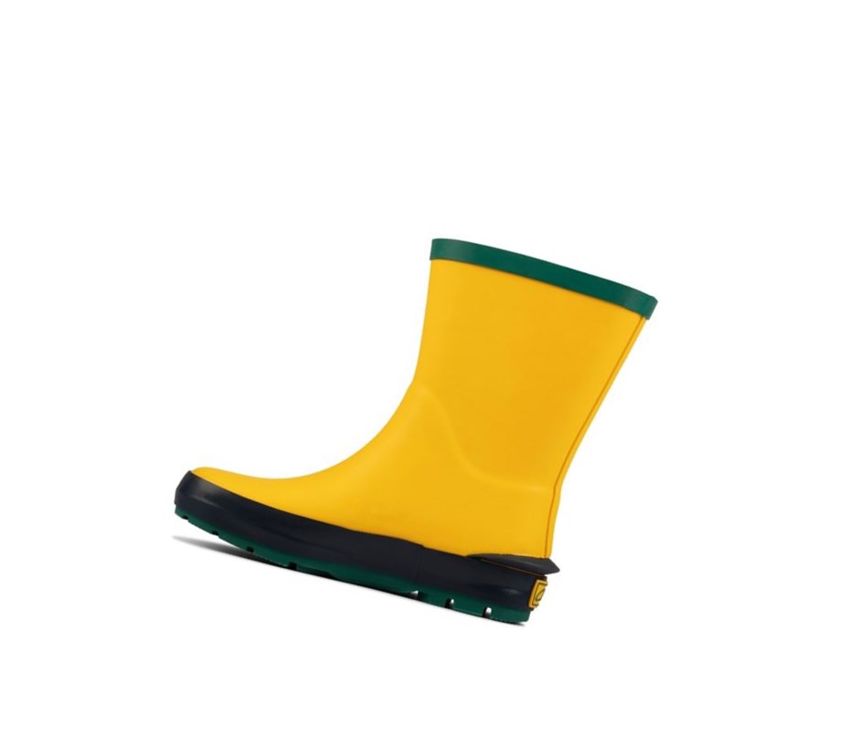 Bottes de Pluie Clarks Mudder Run Fille Jaune | XTFC31987