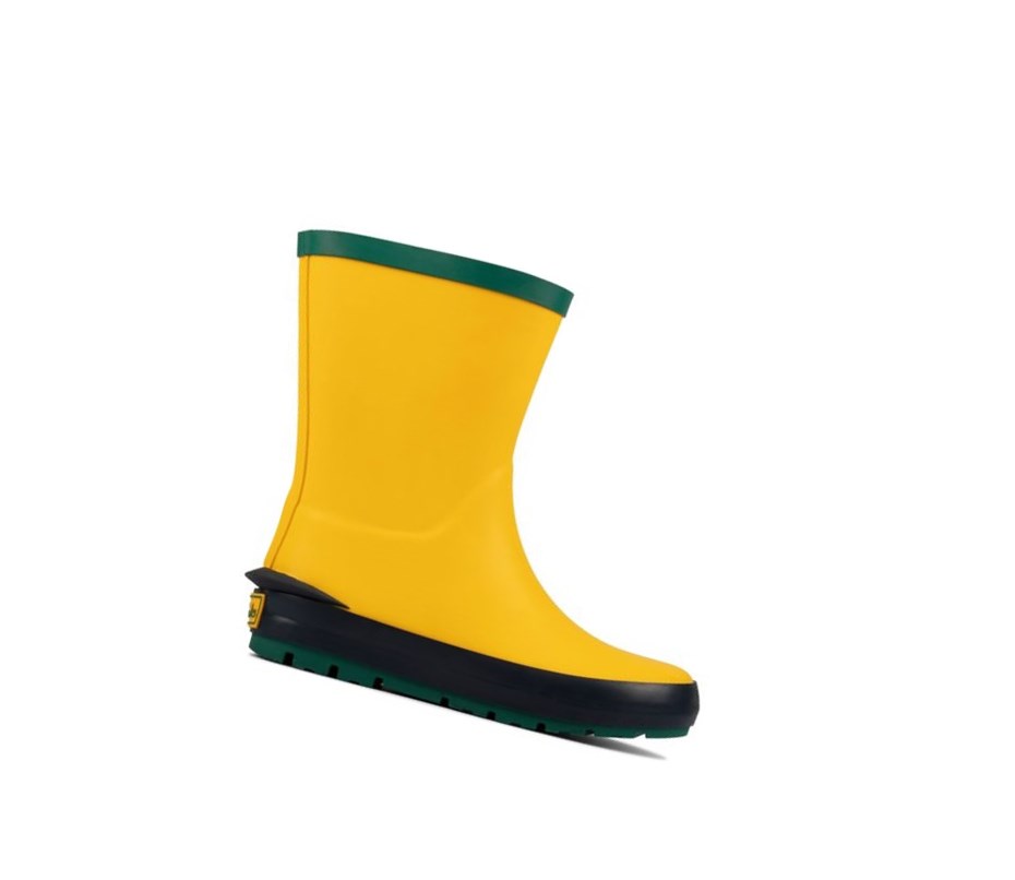 Bottes de Pluie Clarks Mudder Run Fille Jaune | XTFC31987