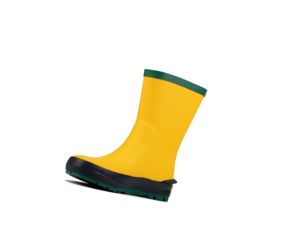 Bottes de Pluie Clarks Mudder Run Garcon Jaune | WZRB35124