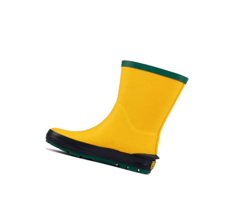 Bottes de Pluie Clarks Mudder Run Garcon Jaune | WZRB35124