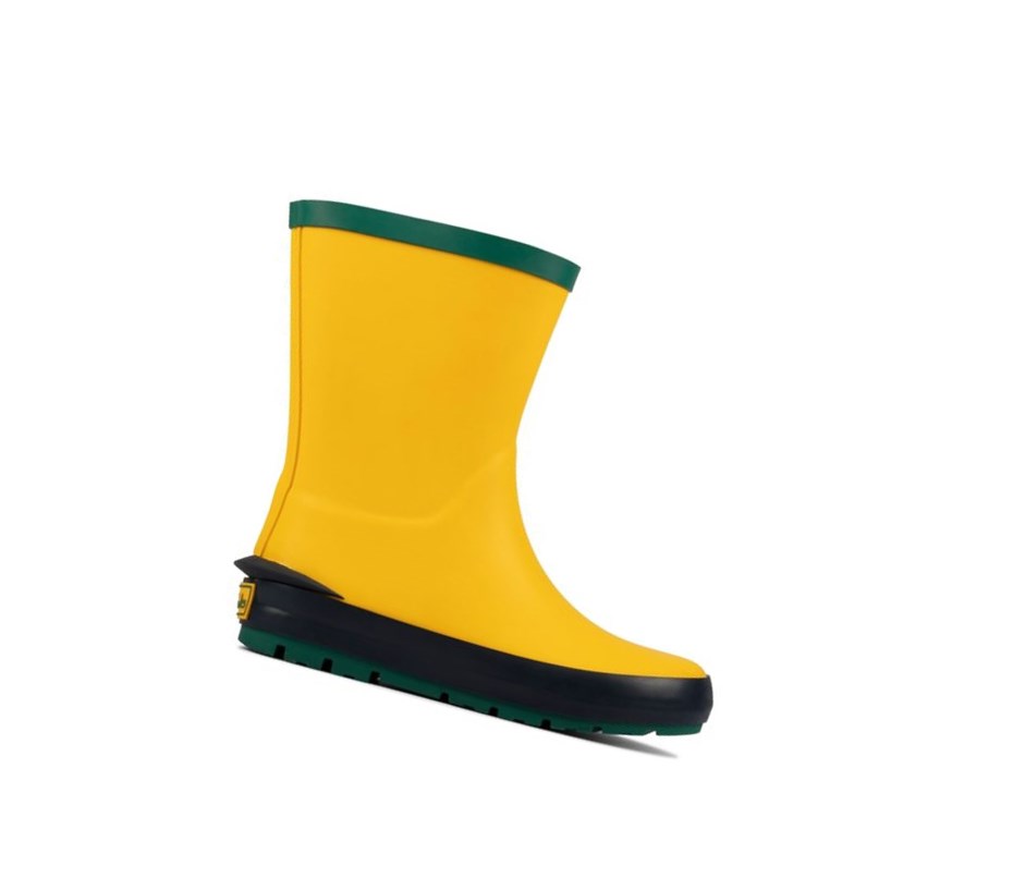 Bottes de Pluie Clarks Mudder Run Garcon Jaune | WZRB35124