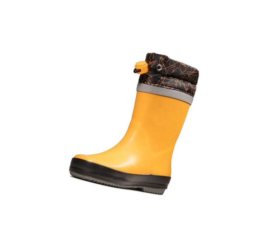 Bottes de Pluie Clarks Tarri Tie Fille Jaune | ZIML26571