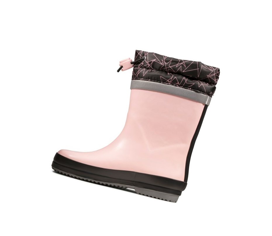 Bottes de Pluie Clarks Tarri Tie Fille Rose | XZHM38160