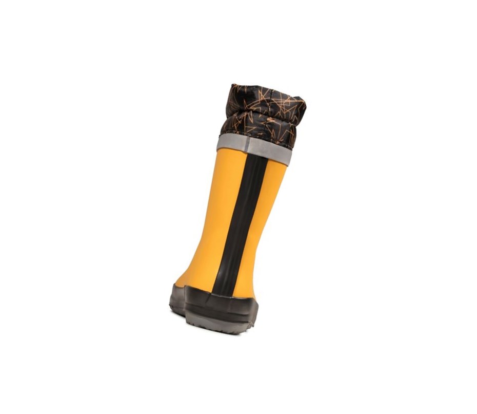 Bottes de Pluie Clarks Tarri Tie Garcon Jaune | DLHU52789