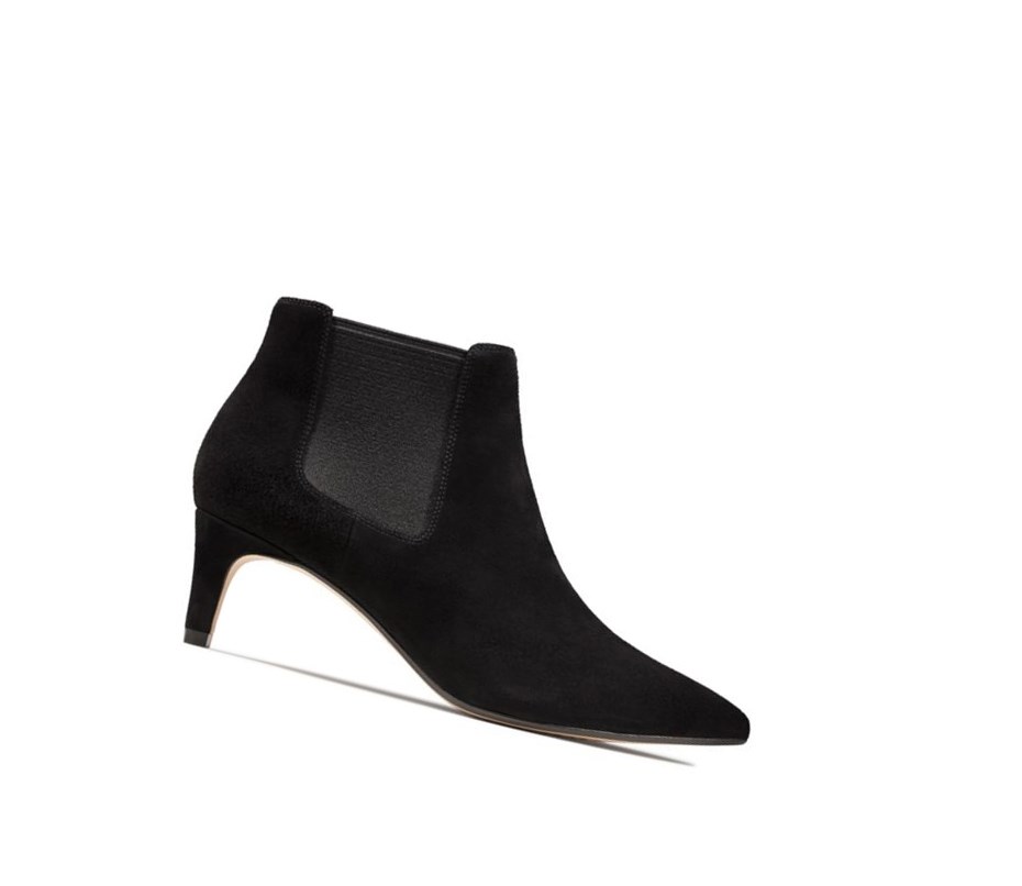 Bottes à Talons Clarks Laina 55 Daim Femme Noir | ZGLK69451