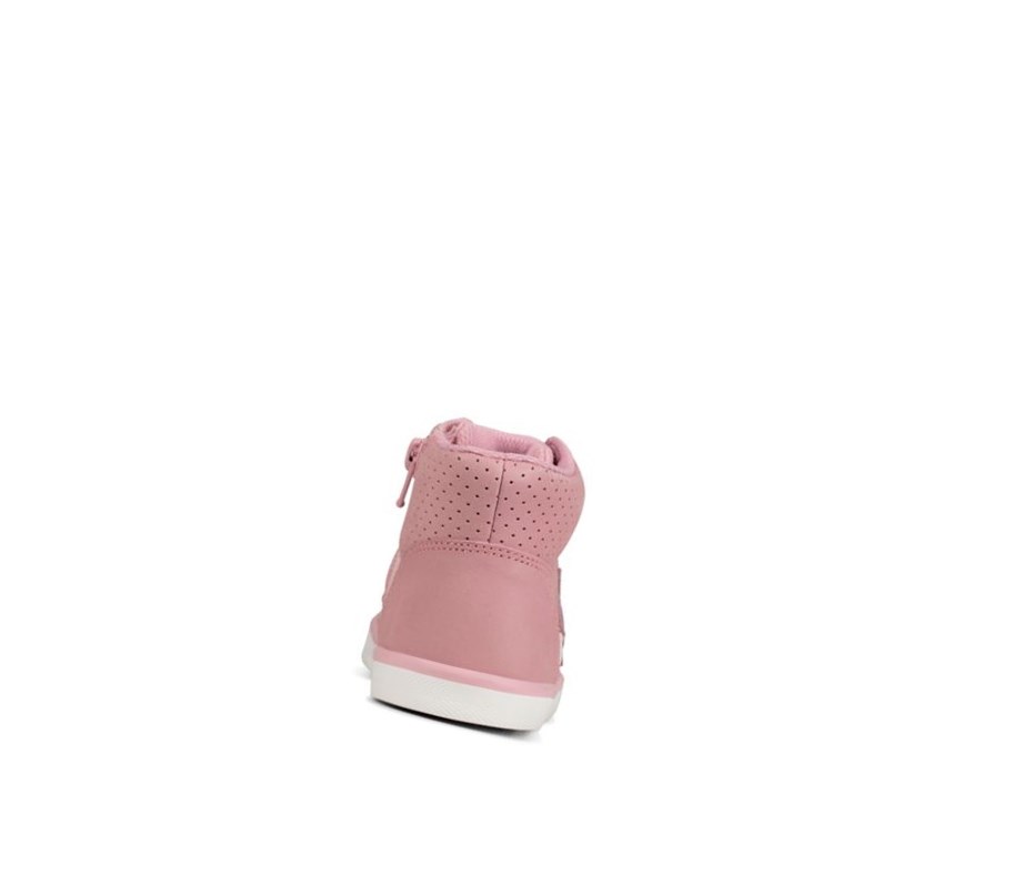 Bottines Clarks City Flake Cuir Fille Rose | WFXS18537