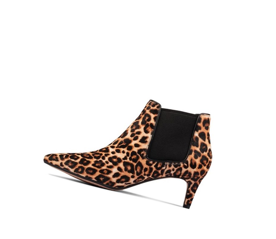 Bottines Clarks Laina 55 Print Daim Femme Leopard | TKGR50243