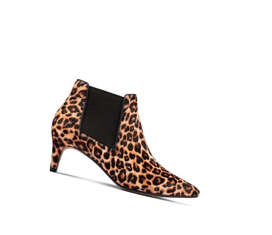 Bottines Clarks Laina 55 Print Daim Femme Leopard | TKGR50243