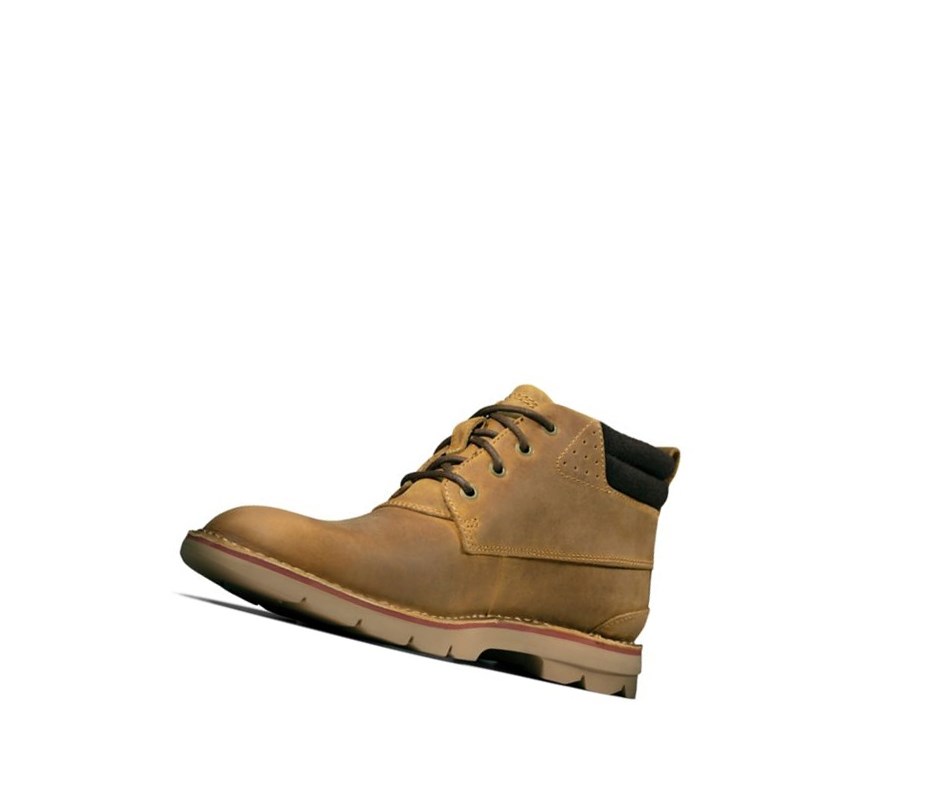 Bottines Clarks Varick Heal Cuir Homme Marron | JRXP27903