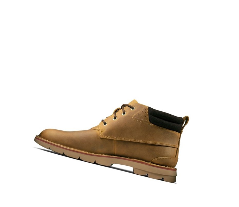 Bottines Clarks Varick Heal Cuir Homme Marron | JRXP27903