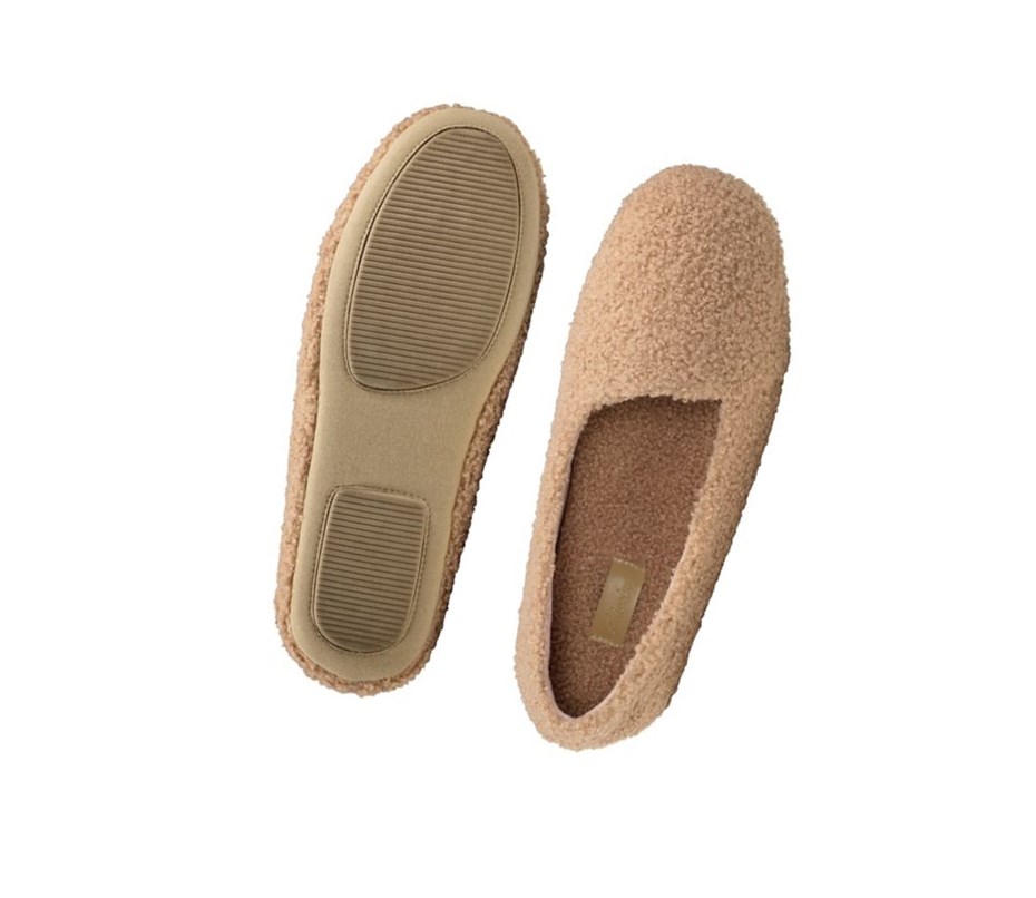 Chaussons Clarks Cozily Snug Femme Beige | KTZI36975