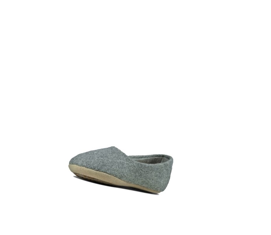 Chaussons Clarks Cozily Soft Fille Grise Clair | TCYZ64037