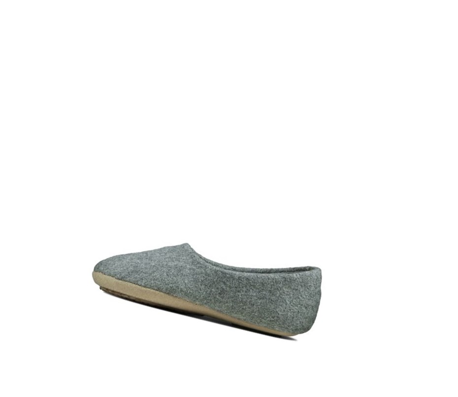 Chaussons Clarks Cozily Soft Fille Grise Clair | TCYZ64037