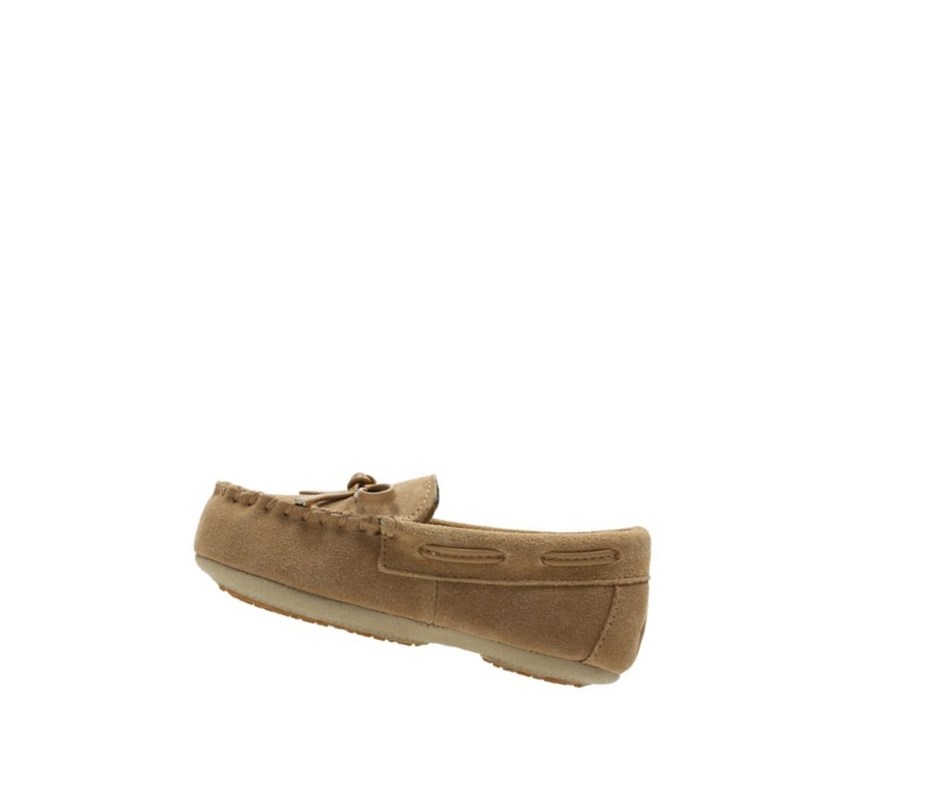 Chaussons Clarks Crackling Flo Daim Fille Marron | AUPM26381