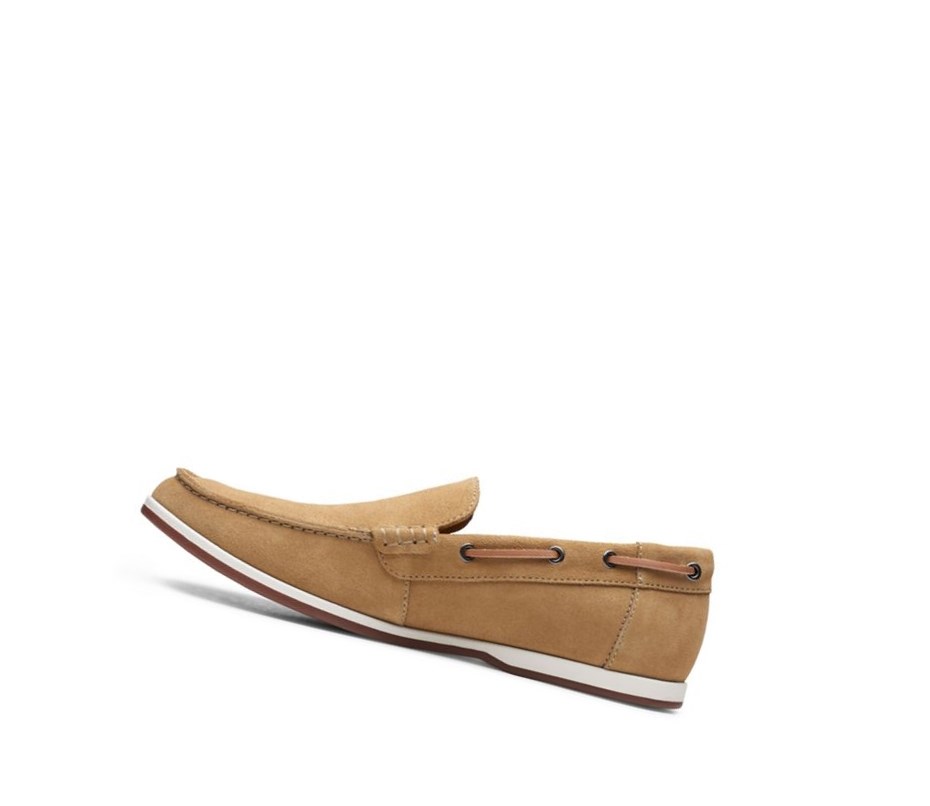 Chaussures Bateau Clarks Morven Sun Daim Homme Marron | PESW43518