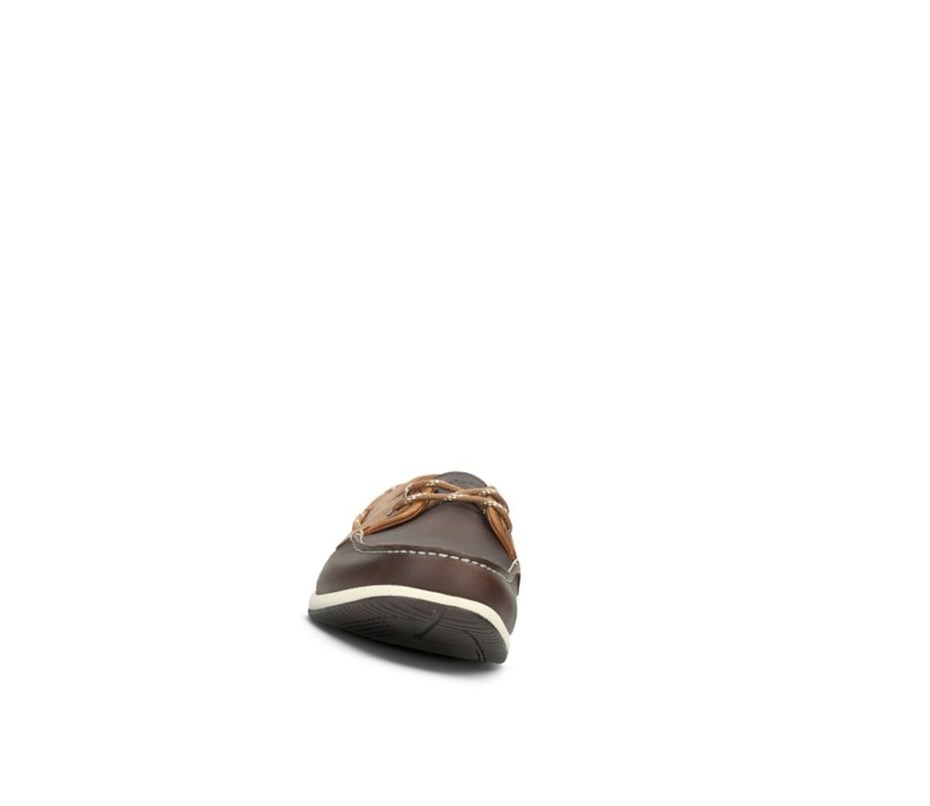 Chaussures Bateau Clarks Orson Harbour Cuir Homme Marron | IGKY32861