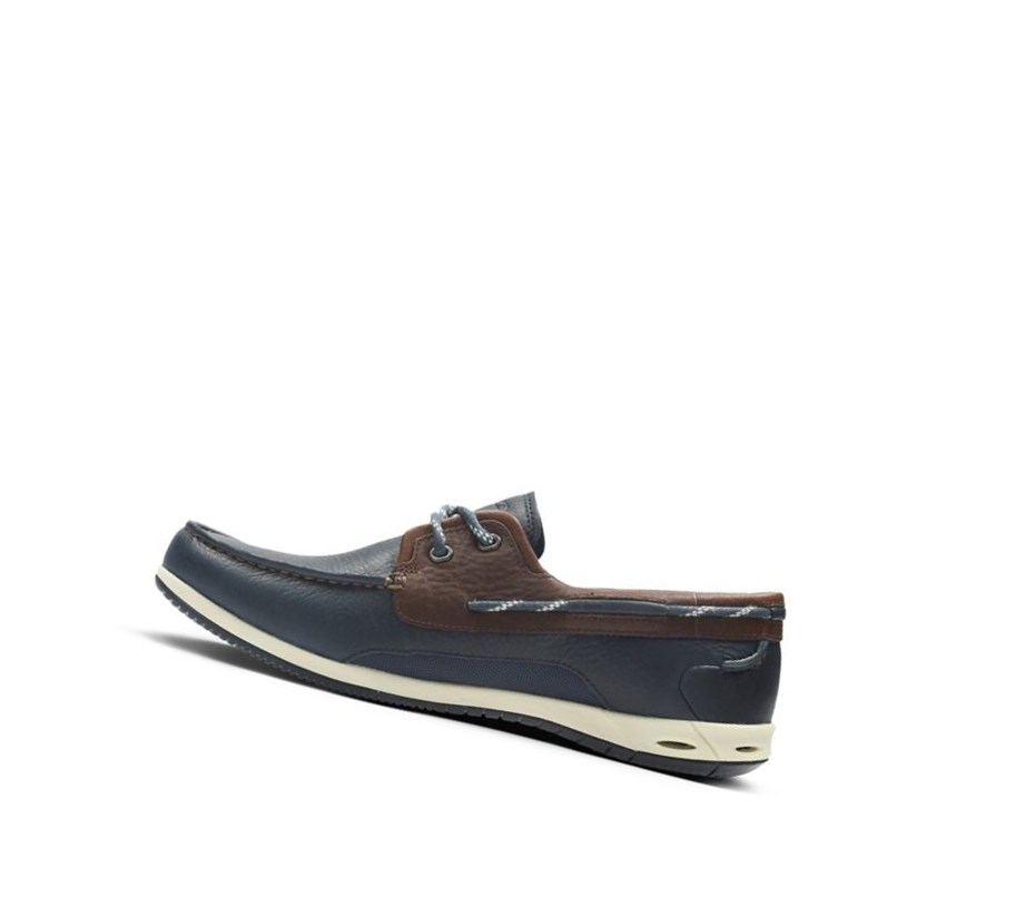 Chaussures Bateau Clarks Orson Harbour Cuir Homme Multicolour | JPNH53796