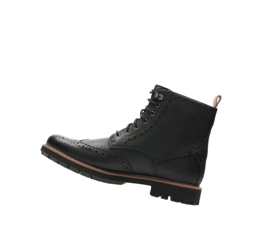 Chaussures Brogue Clarks Batcombe Lord Cuir Homme Noir | WTHP20315