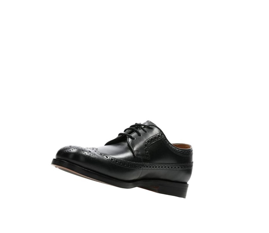 Chaussures Brogue Clarks Coling Limit Cuir Homme Noir | VBDP01736