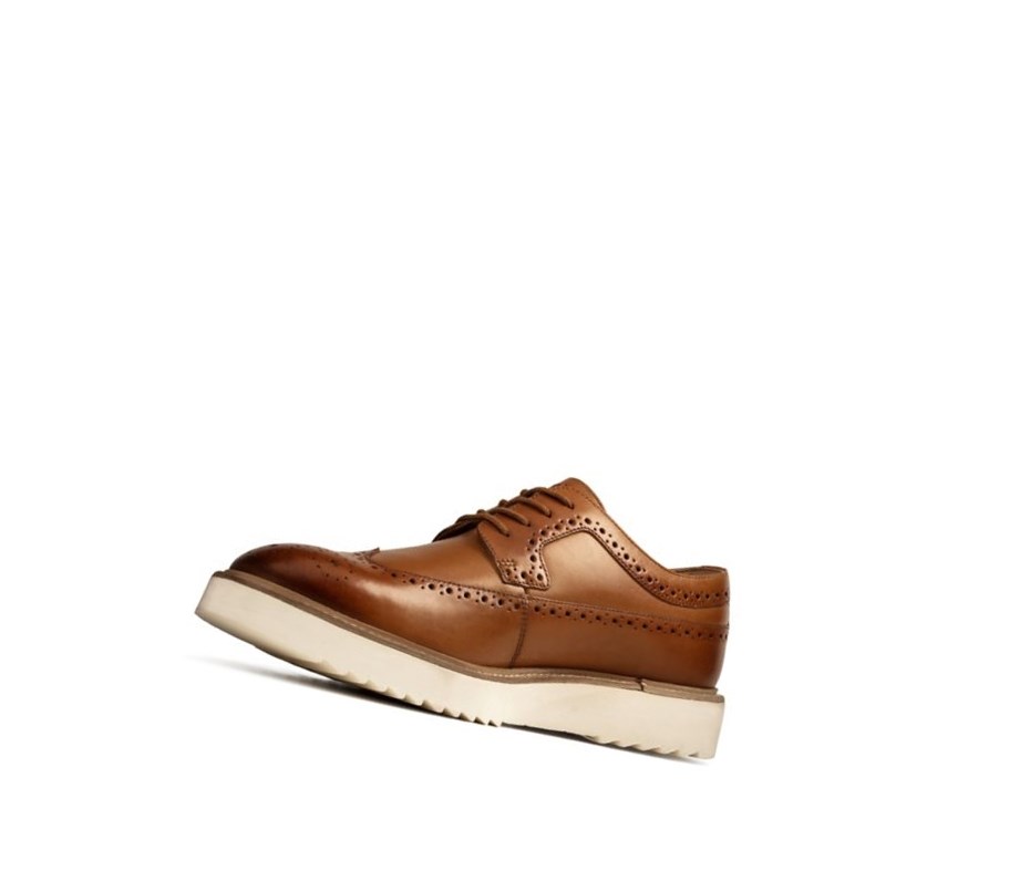 Chaussures Brogue Clarks Ernest Limit Cuir Homme Marron | LWYU73856