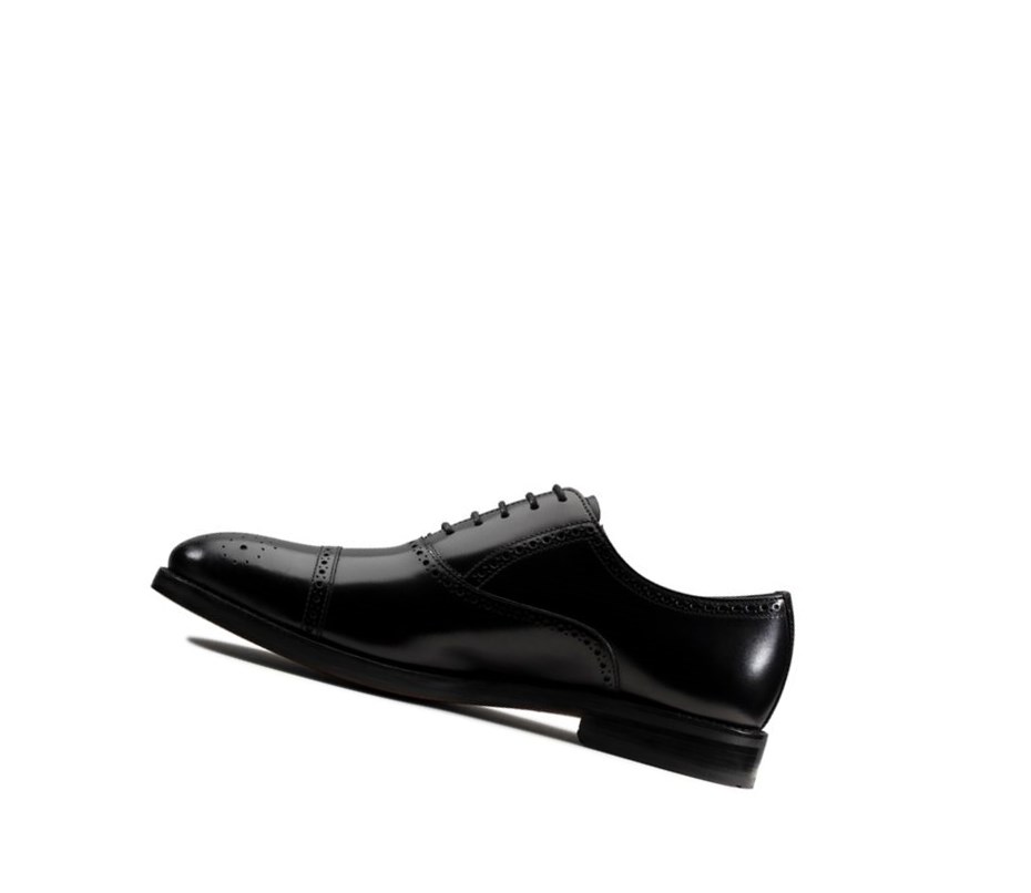 Chaussures Brogue Clarks Oliver Limit Cuir Homme Noir | GMLF48150