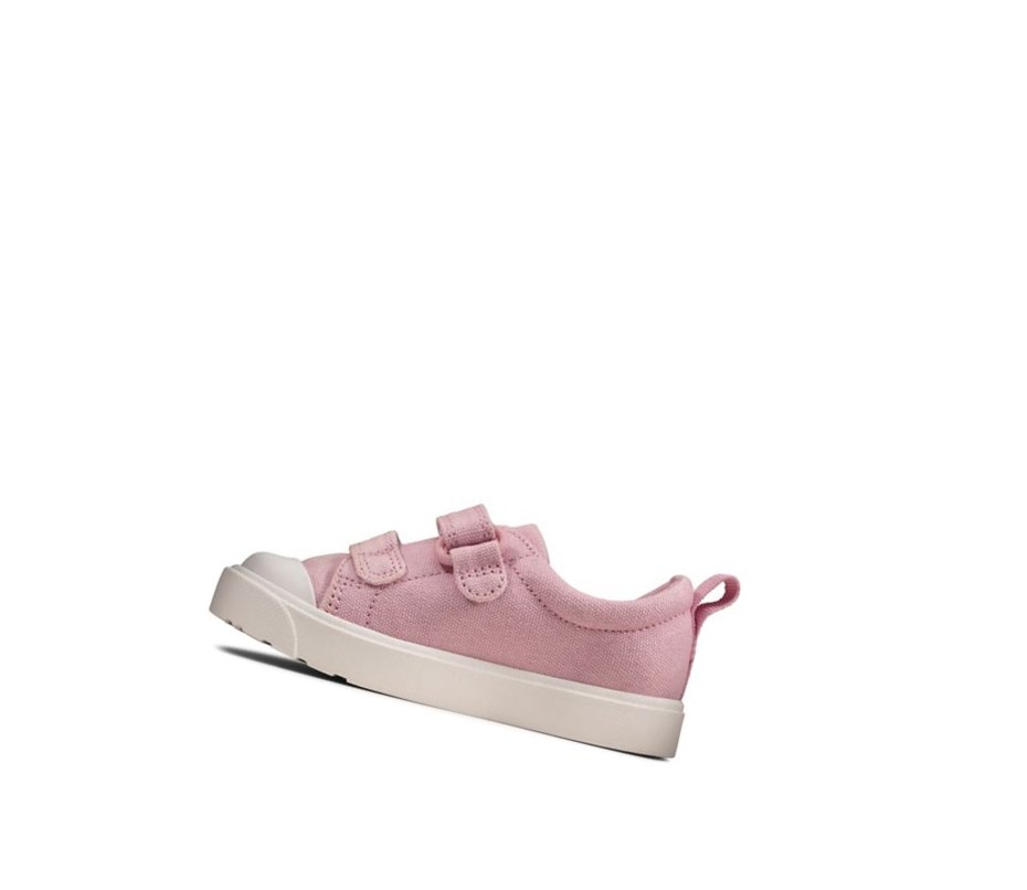 Chaussures Casual Clarks City Bright Fille Rose | IEXM68195