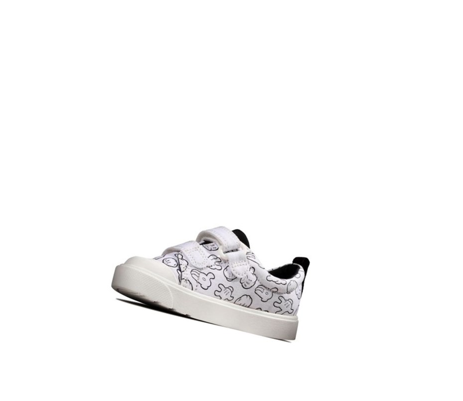 Chaussures Casual Clarks City Glove Fille Blanche | DEJI23987