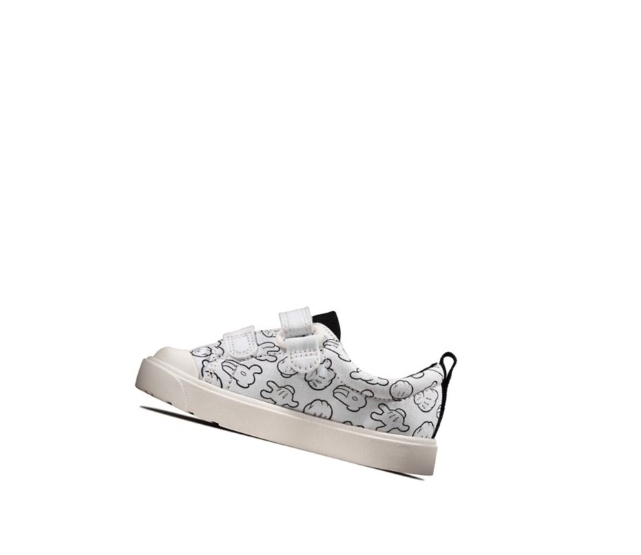 Chaussures Casual Clarks City Glove Fille Blanche | DEJI23987