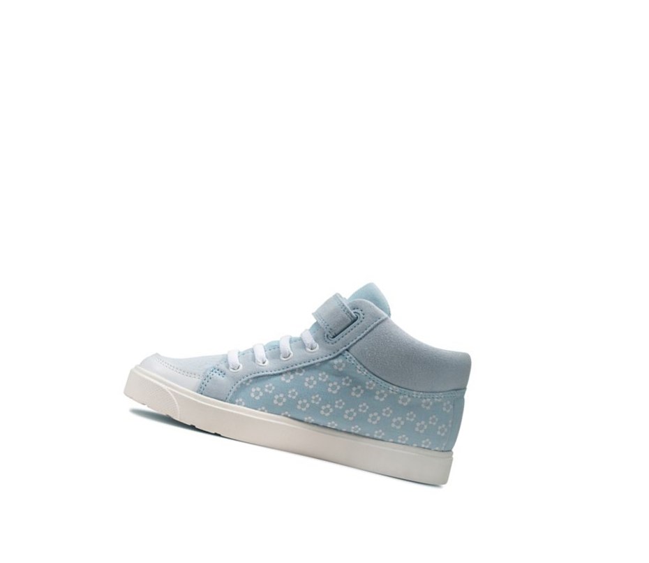 Chaussures Casual Clarks City Hop Fille Bleu Clair | GYSR19256