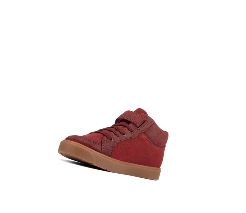 Chaussures Casual Clarks City Hop Fille Bordeaux | TOEH59042