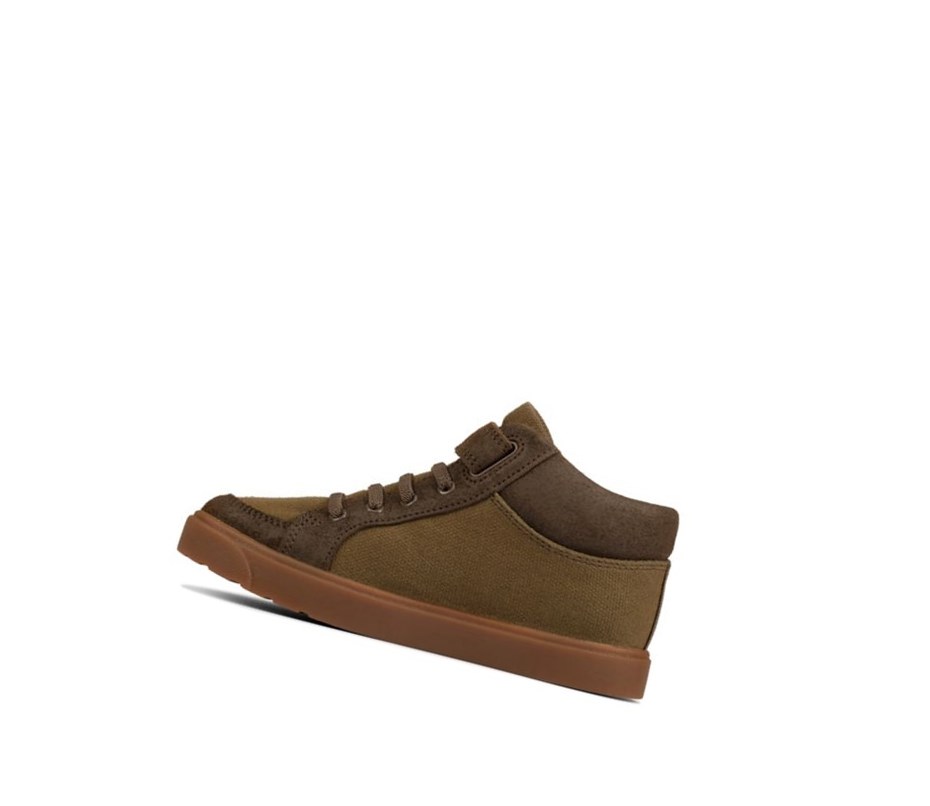 Chaussures Casual Clarks City Hop Garcon Vert Olive | AVQD46912