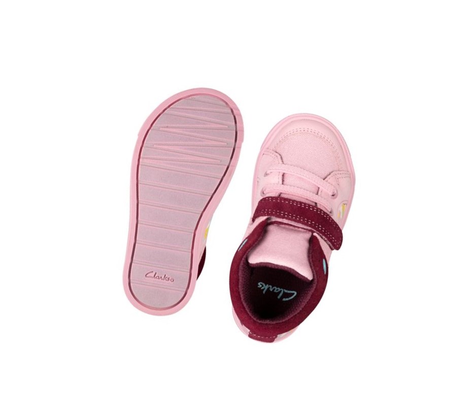 Chaussures Casual Clarks City Pop Fille Rose | BCVZ72634