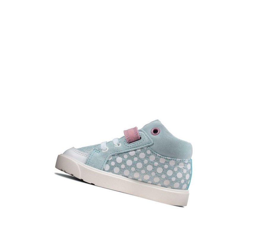 Chaussures Casual Clarks City Pop Fille Bleu Clair | FGCP32601