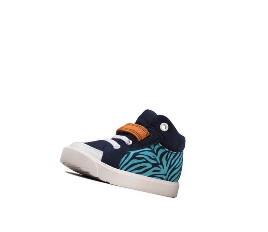 Chaussures Casual Clarks City Pop Fille Bleu Marine | IPBU69580